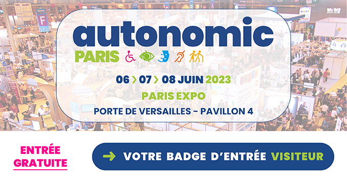 Autonomic Paris 2023 Votre badge d'entrée visiteur  .