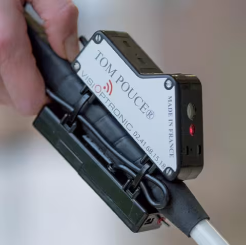 La canne blanche électronique TOM POUCE. Découvrez le nouveau TP3® V3.4