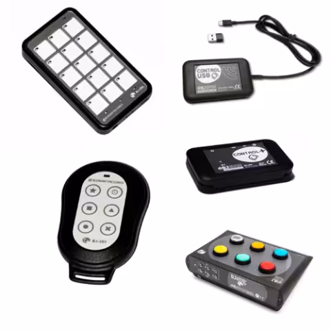 Gamme contrôle d'environnement Qinera : Pro KNX / + / USB / 6 / Bouton